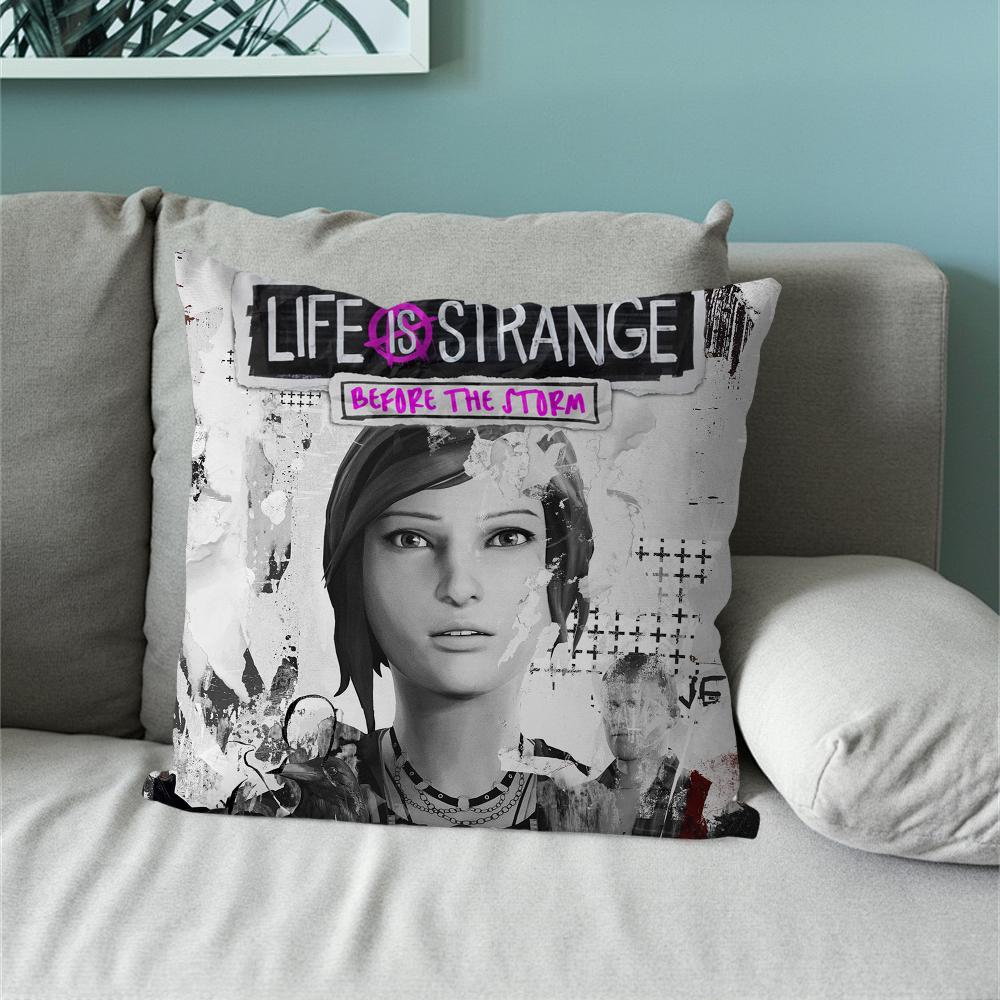 Classic Game Life Is Strange 2 Pillow Case Sofa Living Room Bedroom Headboard Backrest Cushion Square Cushion Nap Time