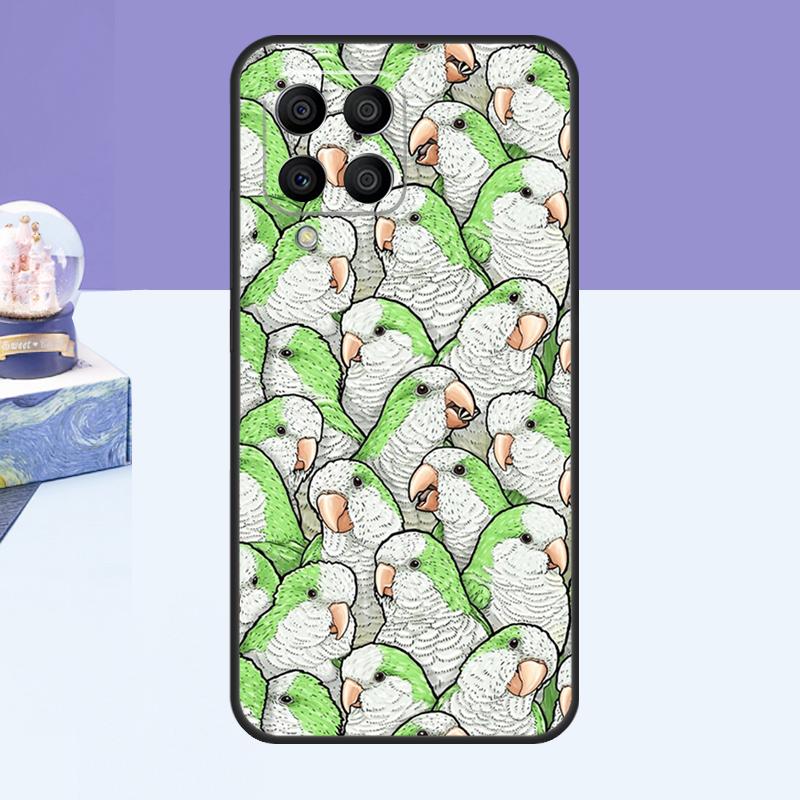 Colorful Parrots Case For Samsung Galaxy M52 M32 M12 M21 M15 M55 M56 M36 M16 M06 M13 M33 M53 M14 M34 M54 M31