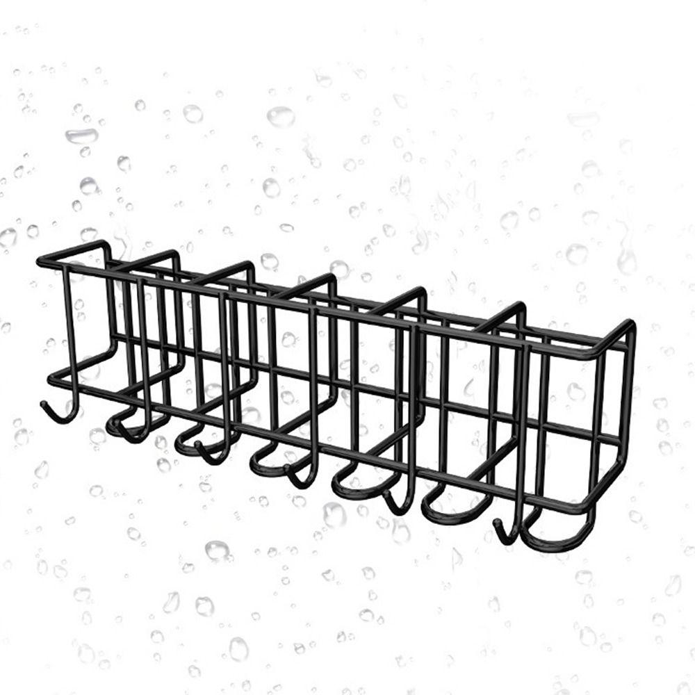 4/6 Grids Umbrella Storage Rack Metal Umbrella Holder Practical Bag Key Storage Holder Bathroom