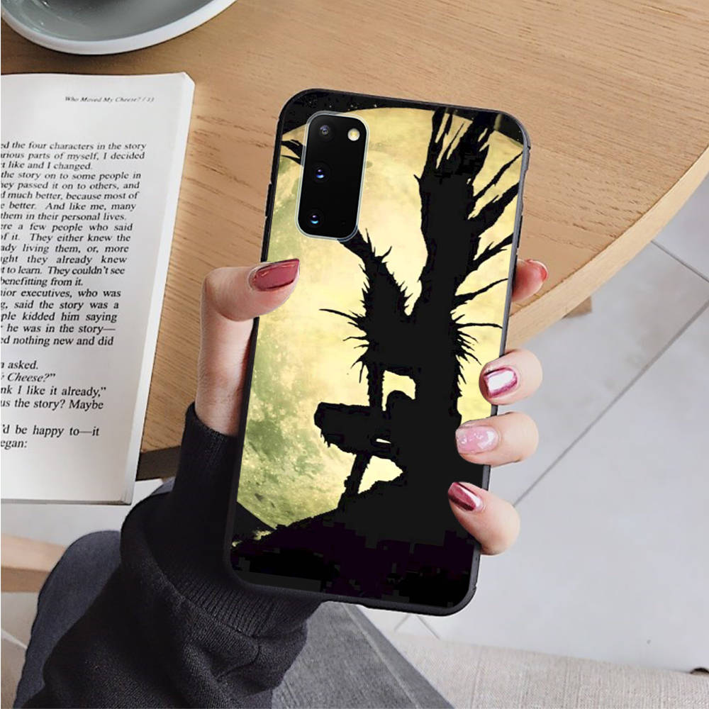 AD88 Death Note черный чехол для OPPO Reno 8 6 5 4 Pro Find X3 A17 A31 A38 A40 A53 A54 A55 A74 A76 A78 A77 A80 A94 A95 A96 Pro Sofe Cover