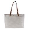 Tote Bag Signature Off White PVC Women Used