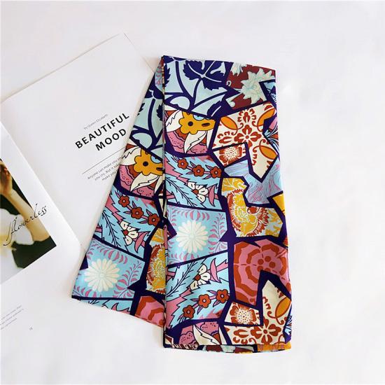 Маленький шарф женский длинный стиль весна и осень двухстороннее украшение универсальный зимний маленький шарф профессиональный шарф длинный шарф аксессуар