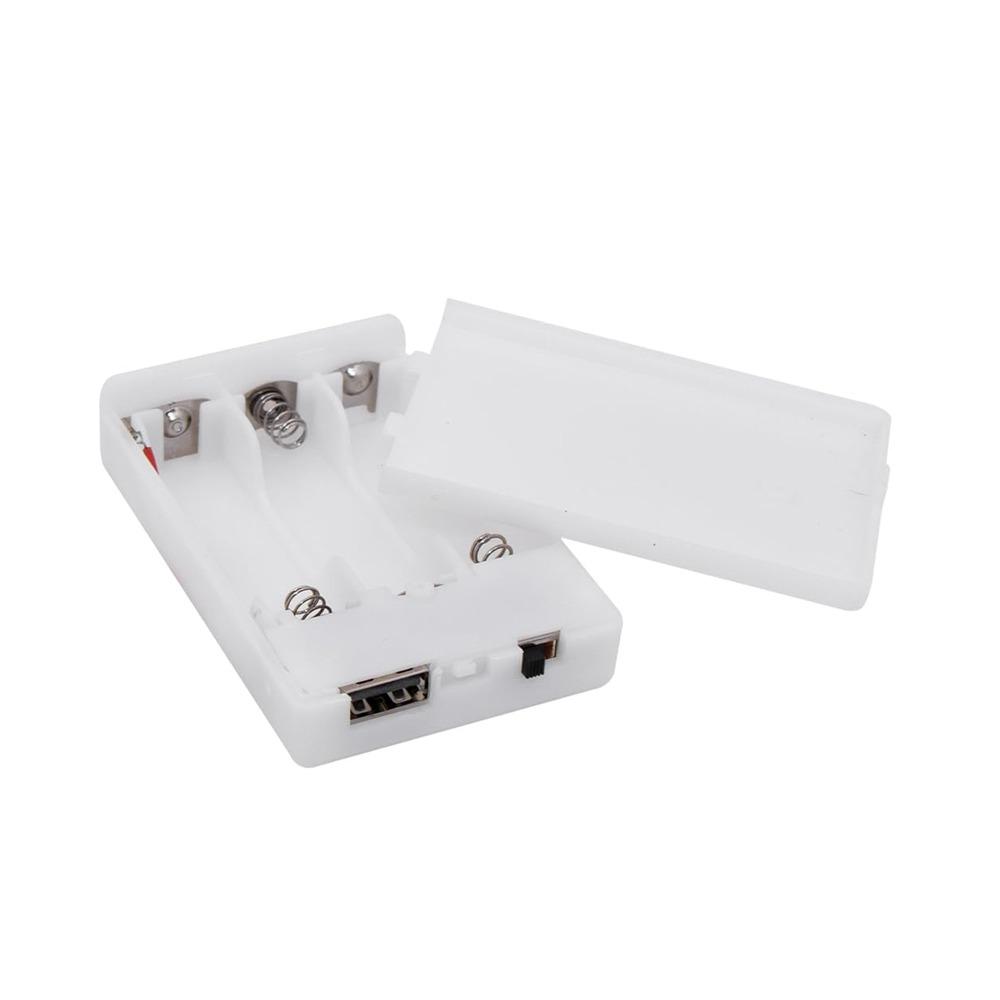 5V Output Power Supply AA Battery LED Lights Adapter NEW USB Battery Pack Party Decorations
