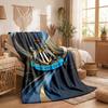 Newcastle United Football Print Flannel Blanket Soft Warm Sofa Bed Throw Blanket For Home Office Bedroom