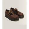 Dr. Martens Мелард Кожа Crazy Horse Толстая подошва Туфли Мэри Джейн Унисекс Обувь 44040200