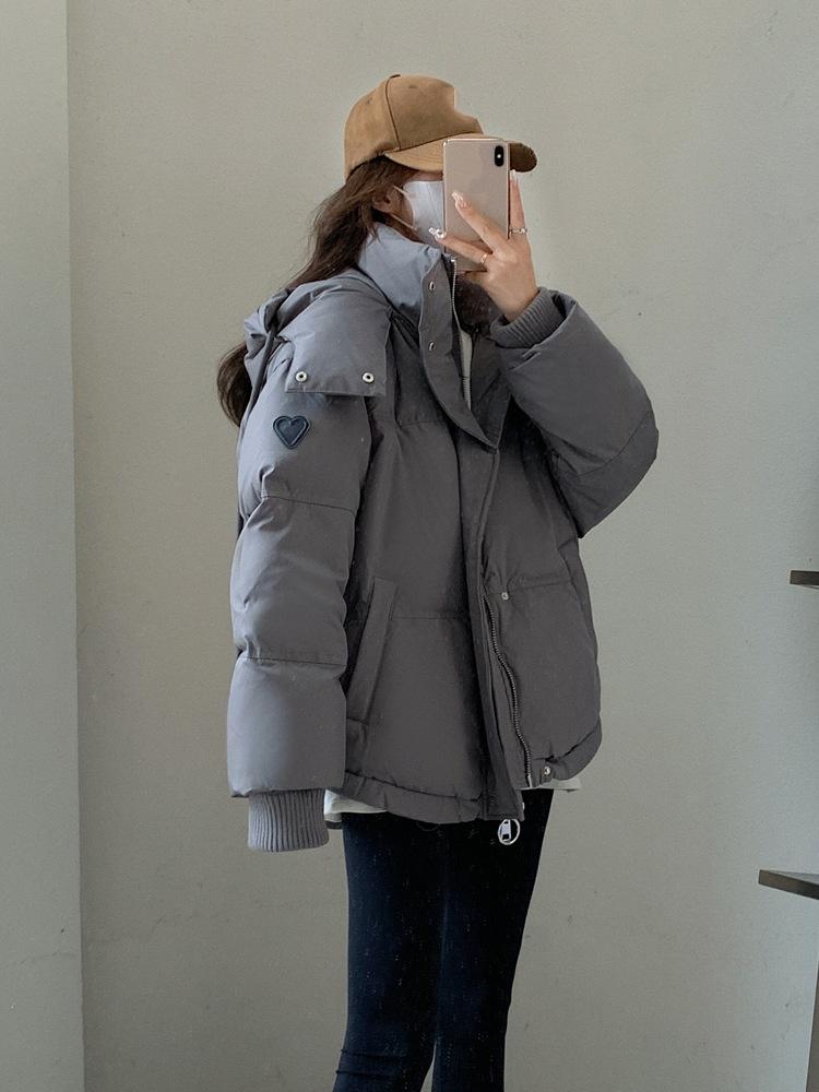 Модный дизайн, многоцветный короткий свободный повседневный пуховик с уникальной курткой-хлебом