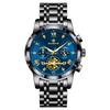 BANGWEI TOP Business Clock Luminous Fashion Men's Watch Moon Phase Sports Male Watch Casual Watches Gift For Men reloj+BOX