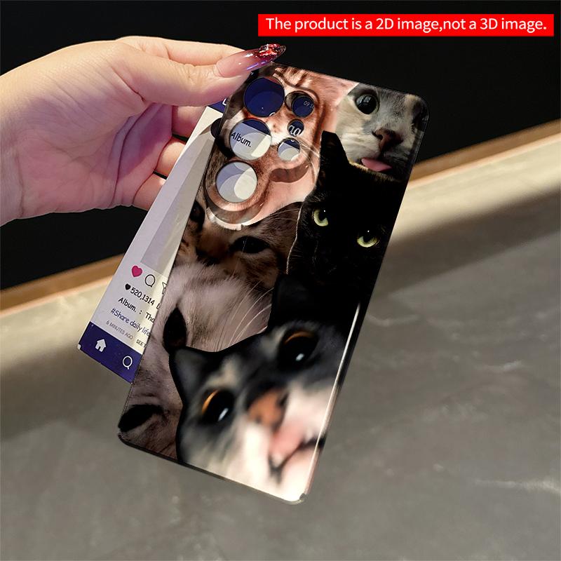 2DFlat Samsung phone case Cats Collage Phone Case Applicable to Galaxy S23 S24 S25ULTRA S26 A12 A14 A15 A16 A54 A55