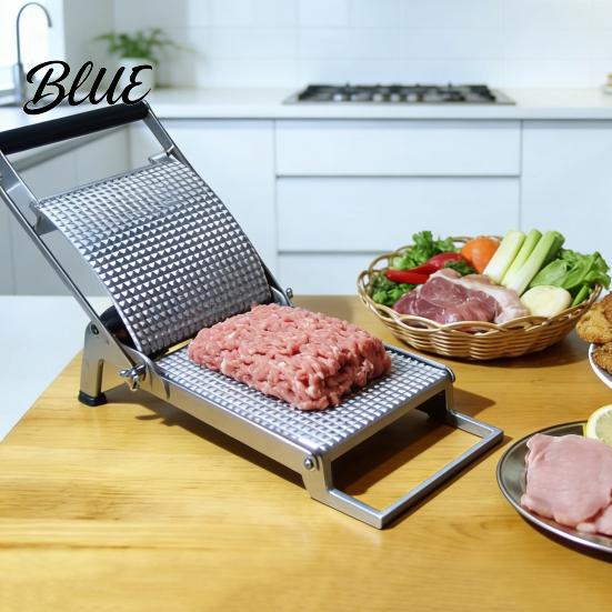 Смягчитель мяса Кухонный гаджет Нержавеющая сталь Ручной тендерайзер Формовщик котлет Зажимной инструмент для пресса