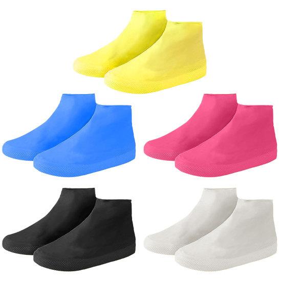 1 пара защитной обуви, сверхлегкие, прочные и удобные модные силиконовые водонепроницаемые бахилы, уличные дождевые сапоги