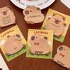 Creative Capybara Sticky Notes Kawaii Memo Pads Annotation Highlight Tabs Reminder Bookmark Stickers Office Study Supplies