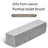 Long-Handle Pumice Toilet Brush - Strong Descaling for Hard-To-Reach Stains