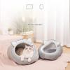 Cat Nest Winter Warm Slippers Nest Semi-enclosed Pet Nest Dog House Small Dog Cat House Nest Mat Pet Supplies