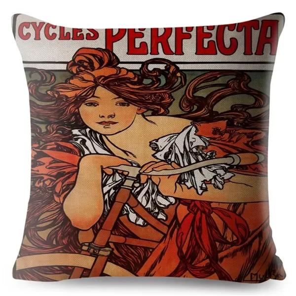 Чехол на подушку в стиле модерн Муха Галерея Бежевый наволочка для автомобиля Диван Домашний декор