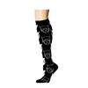 HYSAIXIA Compression Socks Funny Pattern Animals Sheep Monkey Music Cat Men Women Pressure Stockings Knee High Run Sport Socks