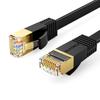 Reliable Japanese Company LAN Cable CAT7 10Gbps 600MHz CAT7 Compliant Lan Cable Category 7 Flat Type Net Cable LAN Cable Gold Plated Connector High