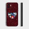 Comedy Animation R-Ruby Glow Phone Case For IPhone 17 Air 16 15 14 13 Pro Max 11 12 Black Silicone Cover