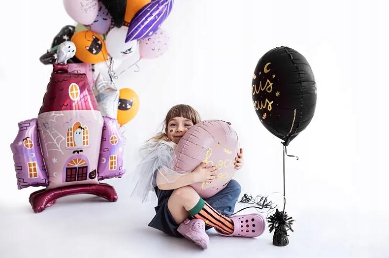 Balon Foliowy Hocus Pocus, 45 Cm, Czarny