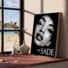 Известная певица Sade Винтажная серия Качественные отпечатки и плакаты Водонепроницаемая бумага Наклейки Плакаты и наклейки для кофейни и бара