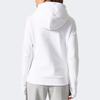 Adidas Zne Hoodie 2 однотонная полосатая спортивная трикотажная куртка женская толстовка с капюшоном белая CE4122