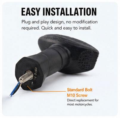 TCYATO Turn Signal Light Motorcycle Indicator Right Position Led Lights for Motorcycle Signal Light 12 LED Turn Signal