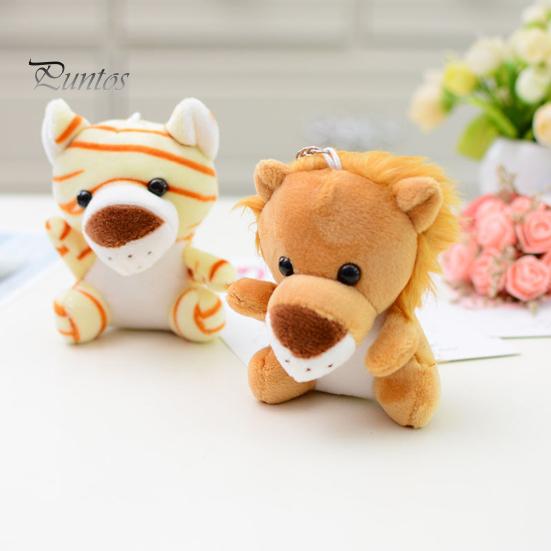 Брелок с животными, джунгли, обезьяна, тигр, лев, жираф, слон, леопард, кукла, плюшевые игрушки, милый мультяшный плюшевый рюкзак, кулон, подарки для девочек