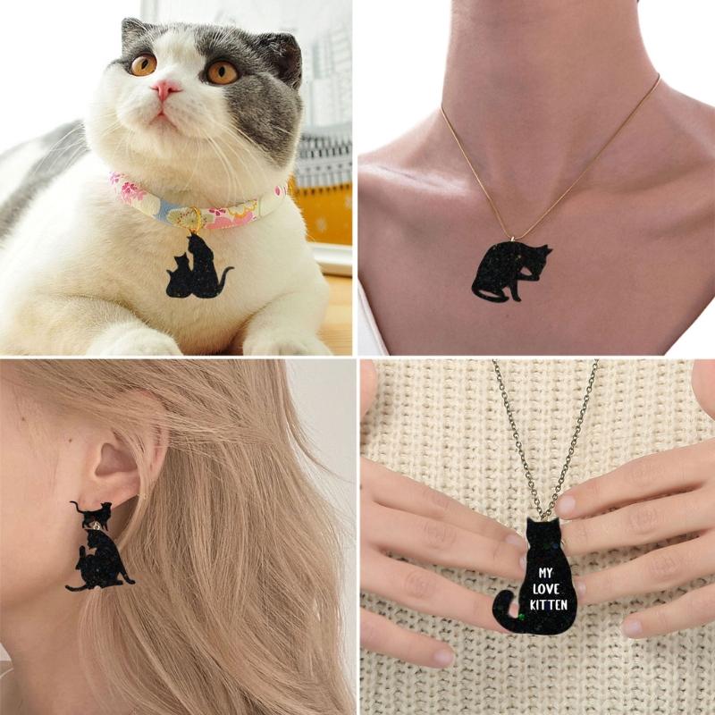DIY Различные формы кошек Брелок Силиконовая форма Серьги Ожерелье Подвеска Шарм Форма для заливки эпоксидной смолы Декор для мешочка с украшениями