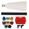 Oil Funnel Filling Kit Offset Extension Tube Color Coded Adapters Spill Free High Efficiency for