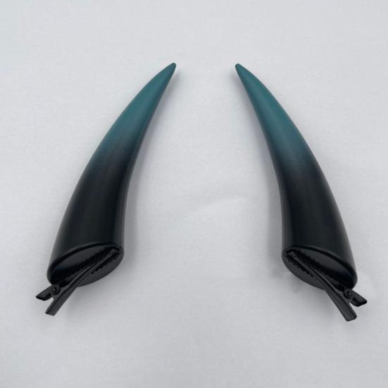 1 пара заколок для волос с рогом дьявола, Хэллоуин, косплей, рог демонов, зажим для утконоса, регулируемая заколка для волос для женщин и девочек, аксессуары для волос, реквизит для фотосессии, подарок