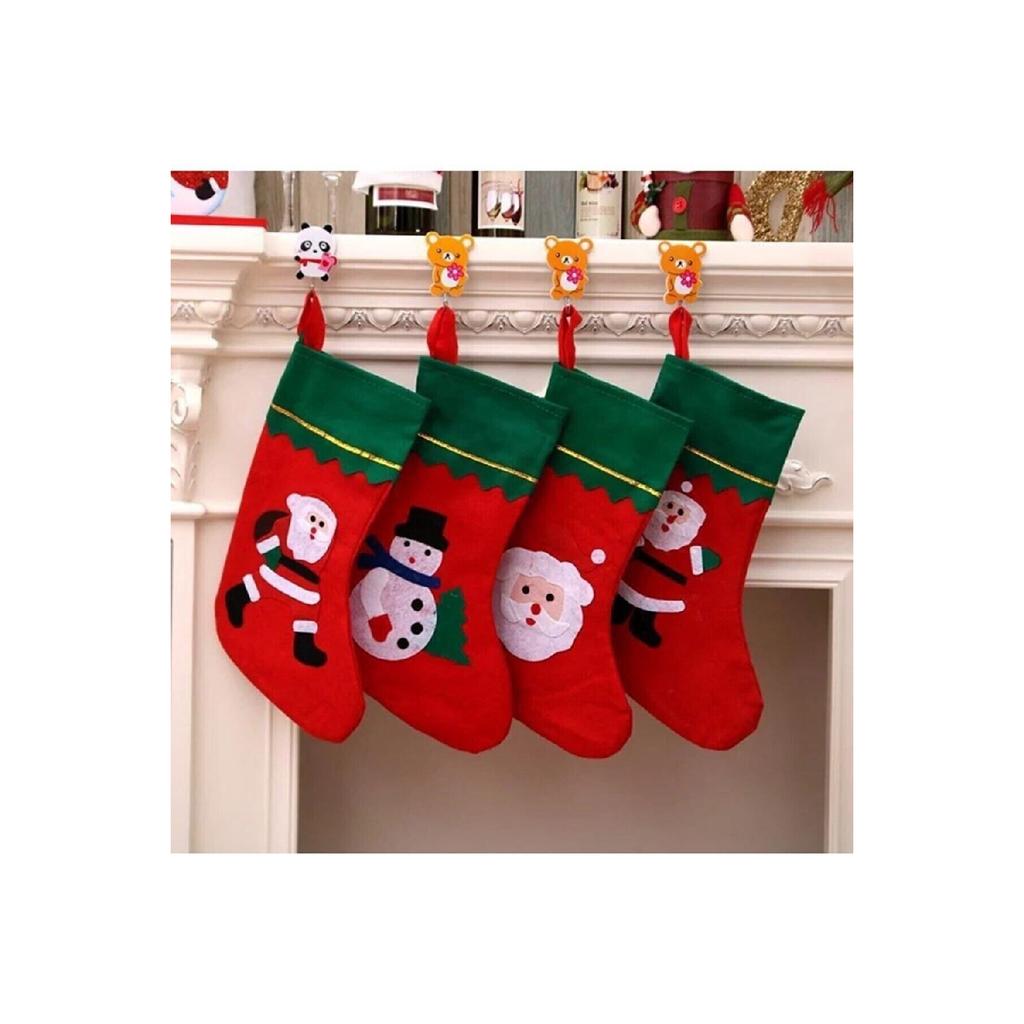 Рождественский декор Чулок для камина Рождественский настенный орнамент