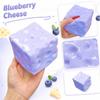 Антистресс Кубик-Сквиш Мягкая Сенсорная Игрушка-Сжималка Прочный Материал Медленно Поднимающаяся Пена для Детей и Взрослых с Упаковкой в Коробке