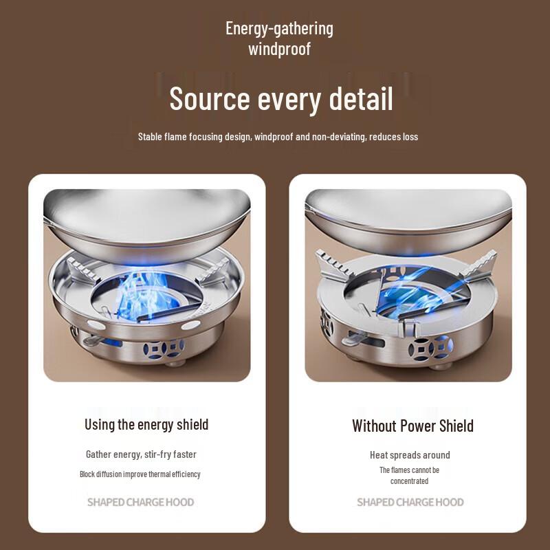 Royalstar Solid Alcohol Stove Mini Hot Pot