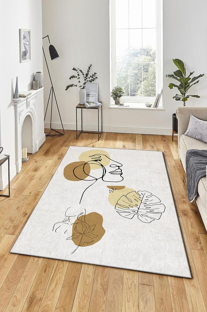 Современный домашний ковер с 3D-печатью, декоративный специальный дизайн, моющийся, нескользящий, устойчивый к пятнам мягкий коврик для спальни, гостиной