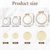 Wooden Mini Embroidery Hoop Ring Oval Embroidery Hoop Ring Cross Stitch Machine DIY Needlecraft Household Sewing Tool