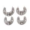 19/22/25/32Mm Wardrobe Bracket Stainless Steel Rod Socket Flange Rod Holder