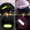8PCS Safety Warning Reflective Stickers Reflect All Light Sources Car Parts  Motorcycle