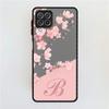 Матовый чехол Flower Letter Pink ABC для Samsung Galaxy A52 A12 A51 A32 A21s A71 A32 5G A12 A22 A53 A70 A50 A30, жесткий чехол для телефона