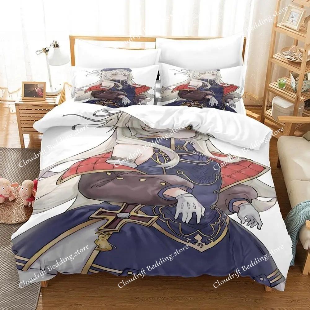 3d Print Anime Kawaii Girl Azur Lane Bedding Set Single Twin Full Queen King Size Bed Set Adult Kid Bedroom Duvet Cover Sets
