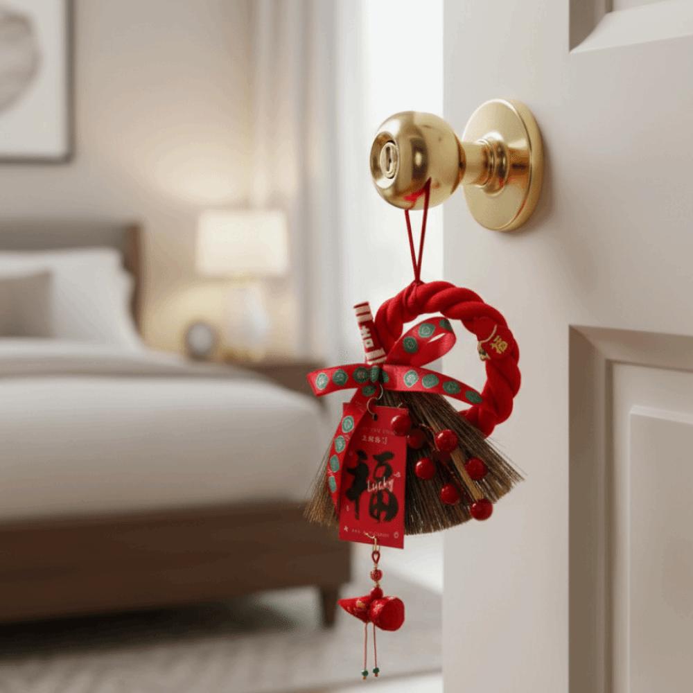 Decorative New Year Hanging Pendant Beat Wishes Door Hanging Ornament Living Room Door