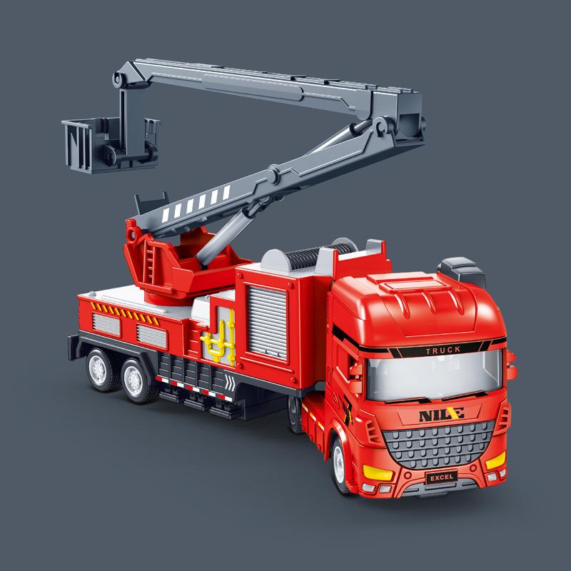 Большая игрушечная инерционная машина: Модели машин для инженерных и спасательных работ для мальчиков, транспортных, военных, пожарных и санитарных машин