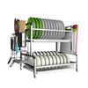 Beying 304 Stainless Steel 2-Tier Countertop Dish Drying Rack