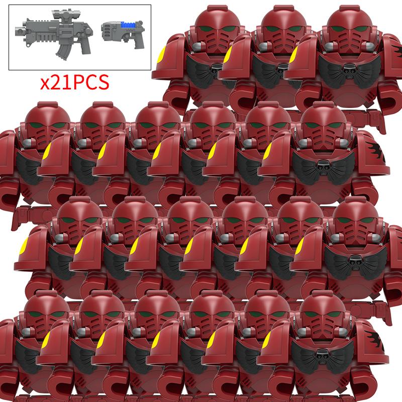 MOC Рыцари Крови Военные Ангелы Черный Молот Тамплиеры Военные Солдаты молоты Экшн-фигурки Строительные блоки Кирпичики дети DIY Игрушки