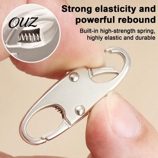 Detachable Zipper Pull 10/50Pcs S-Shaped Metal Pull, Tab Repair Accessories Replacement, Universal Zip Puller for Backpacks Jackets Accessory
