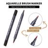 12 Pcs Dual Tip Art Markers Graphic Drawing Water Based Ink Twin Tip Student Dual Nip Brush Pen