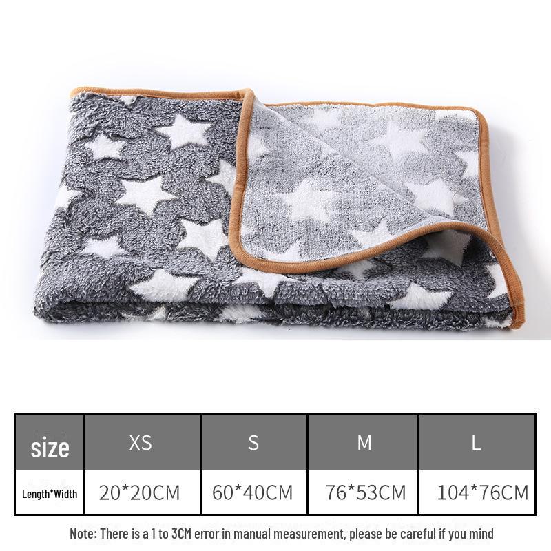 Коврики и одеяла для домашних животных: Толстый коралловый флис для собак и кошек