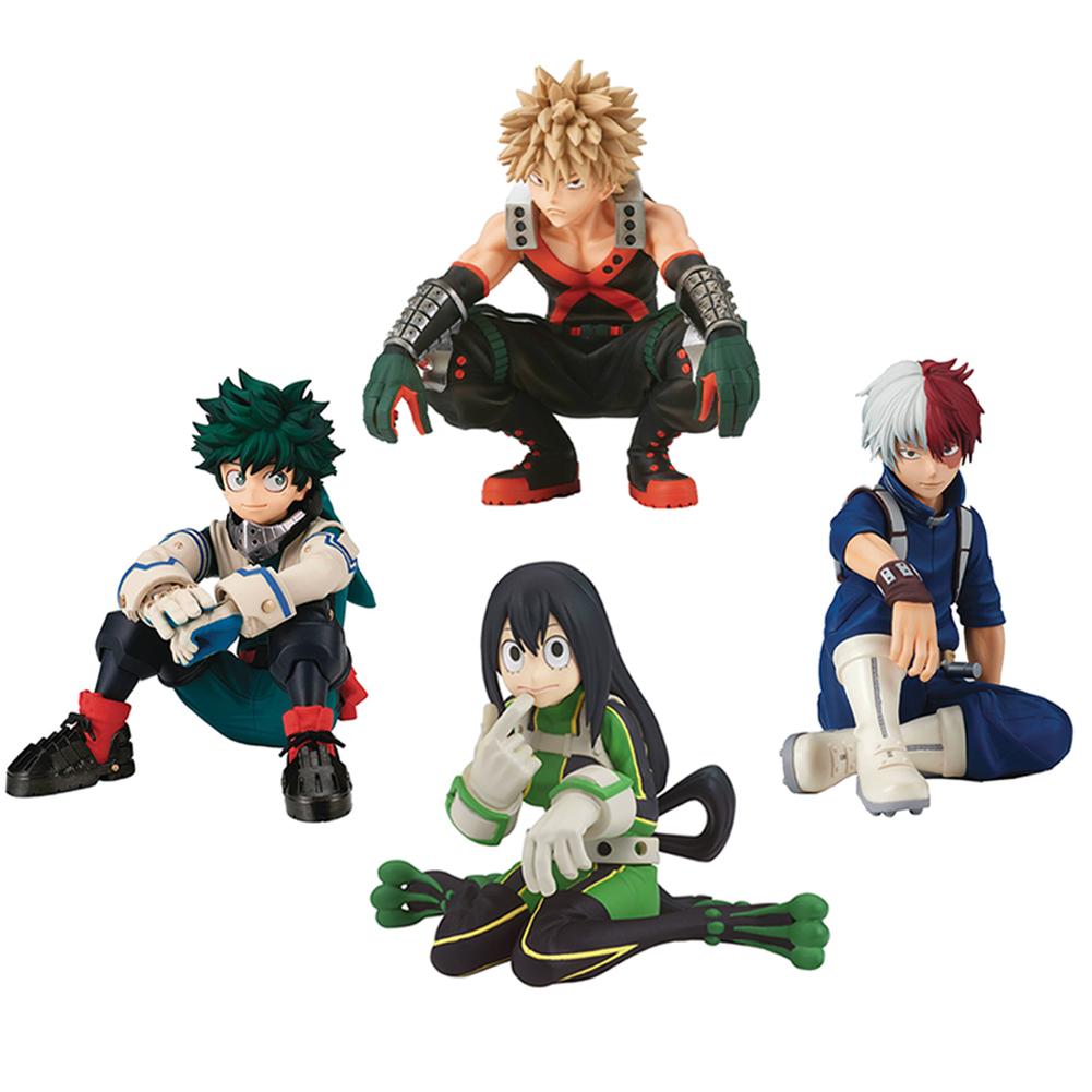 Аниме фигурка MHA Бакуго Кацуки фигурка Тодороки Шото фигурки Мидория Изуку стоппер для лапши Асуи Цую ПВХ статуэтки подарки