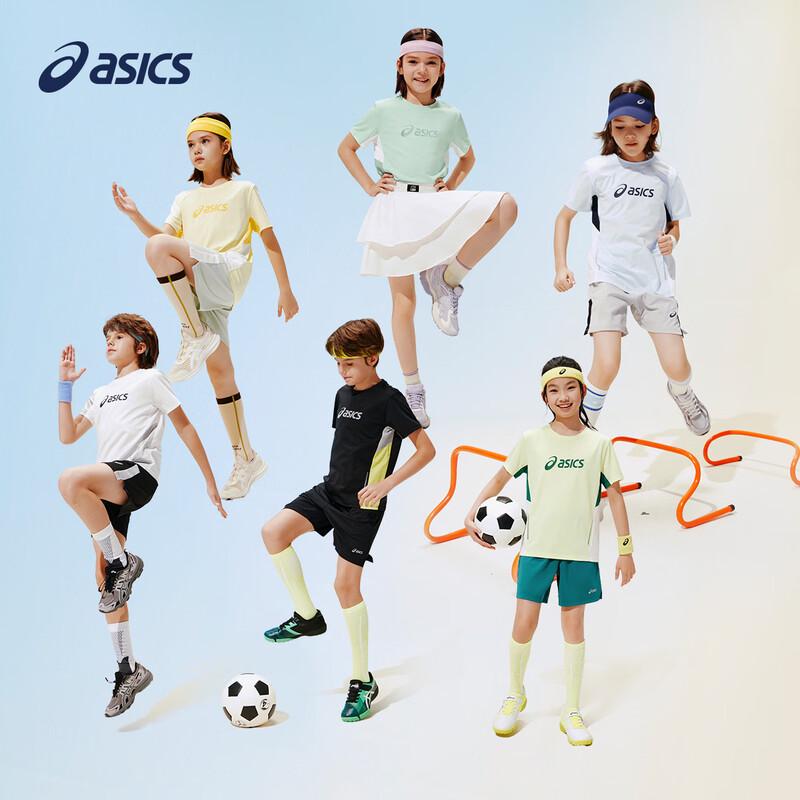 ASICS Kids' Moisture-Wicking Elastic Sports Tee