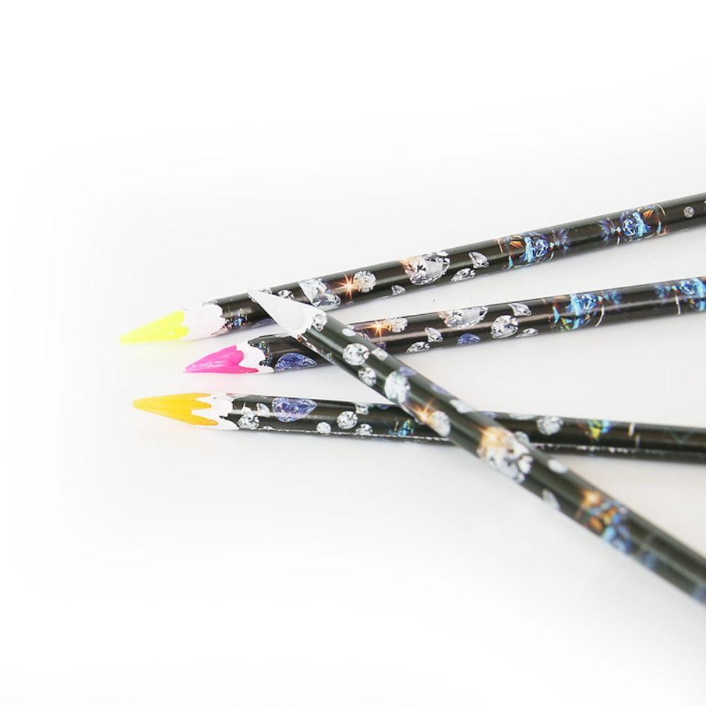 Wax Point Drill Pens Glitter Diamond Dual-ended Dotting Pen Hot Wax Pencil Cross Stitch