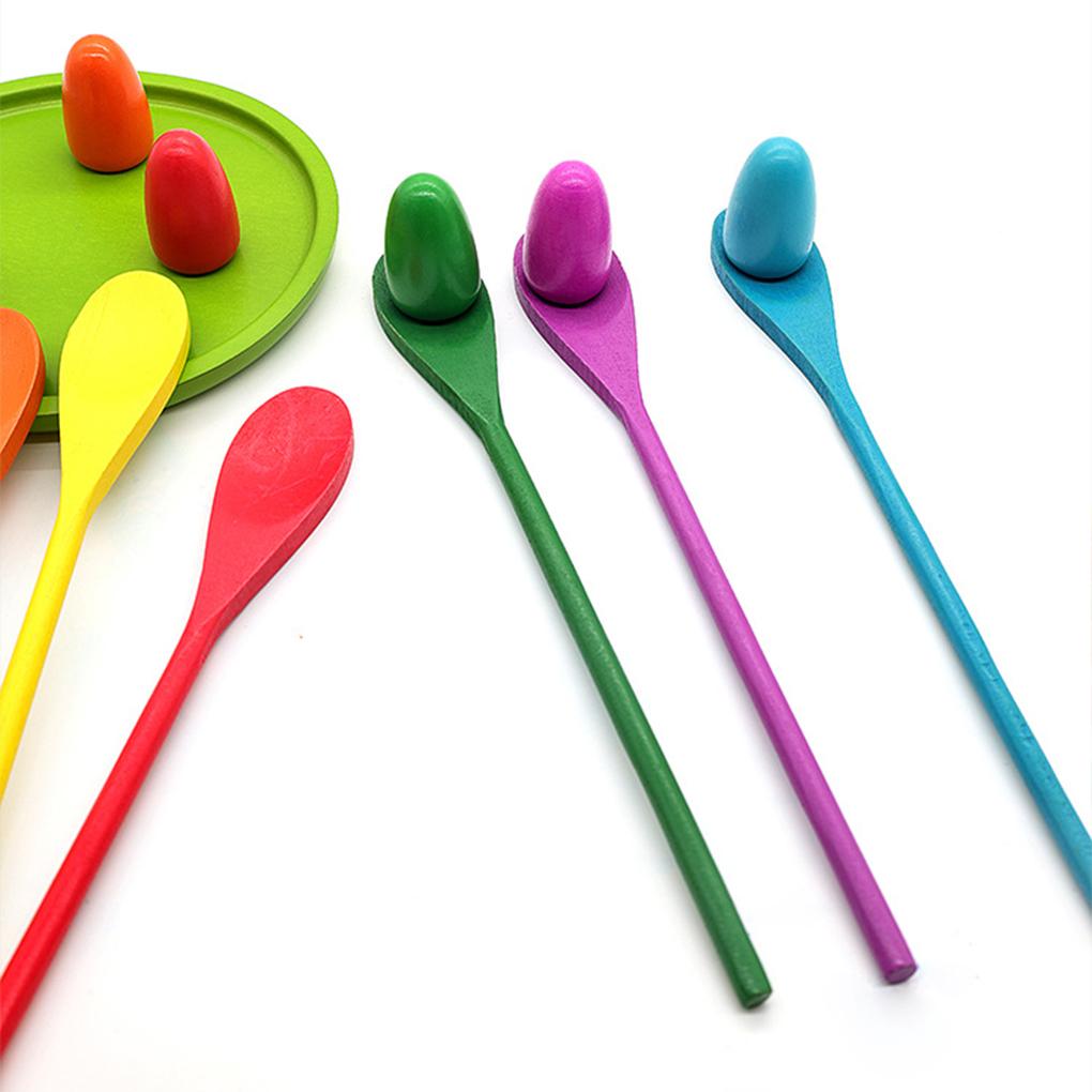 ABS деревянная ложка держатель мяча для детей балансировочное яйцо тело интеллектуальное тренажерное оборудование