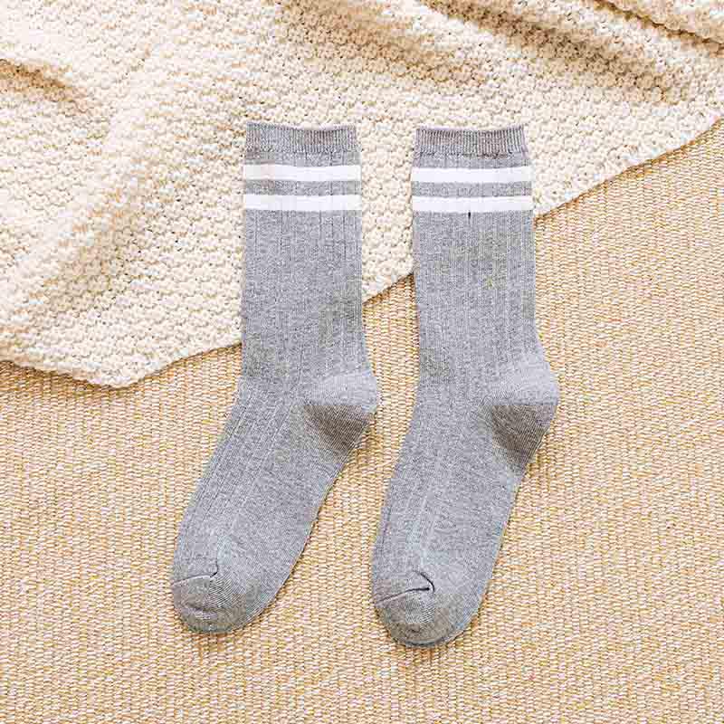 Хорошие школьные носки Harajuku Retro Cute Cotton Sox, желтые, женские, полосатые, высокие, свободные, для круглой формы, забавные, белые, красочные, дизайнерские, японские девушки